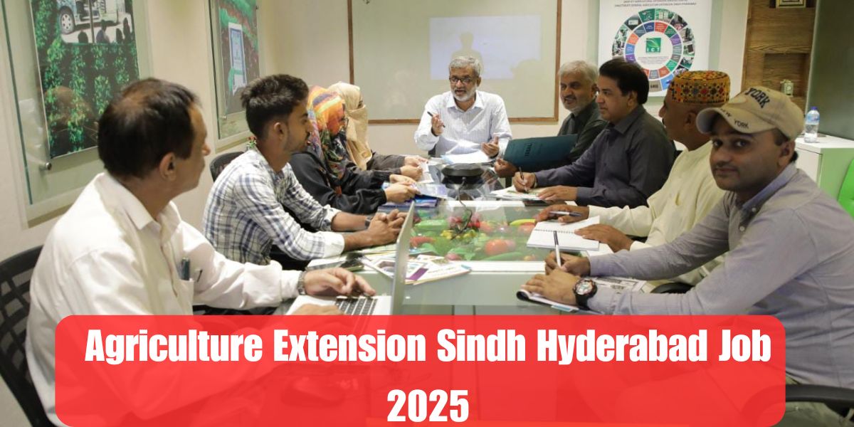 Agriculture Extension Sindh Hyderabad Job 2025