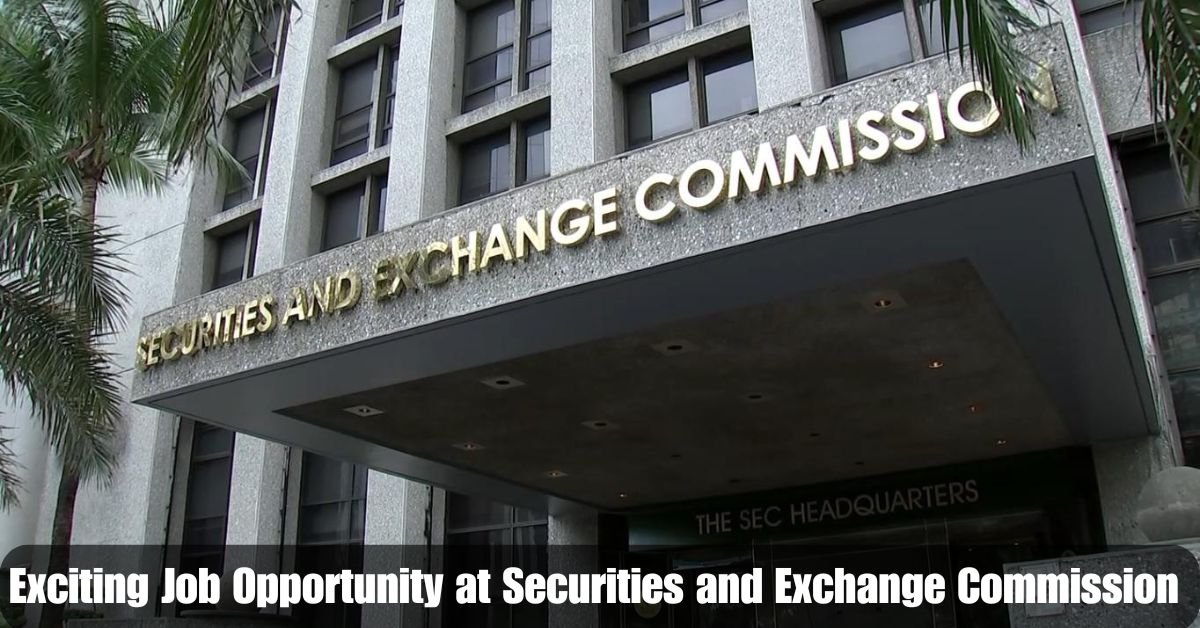 Exciting Job Opportunity at Securities and Exchange Commission 2025 in Faisalabad