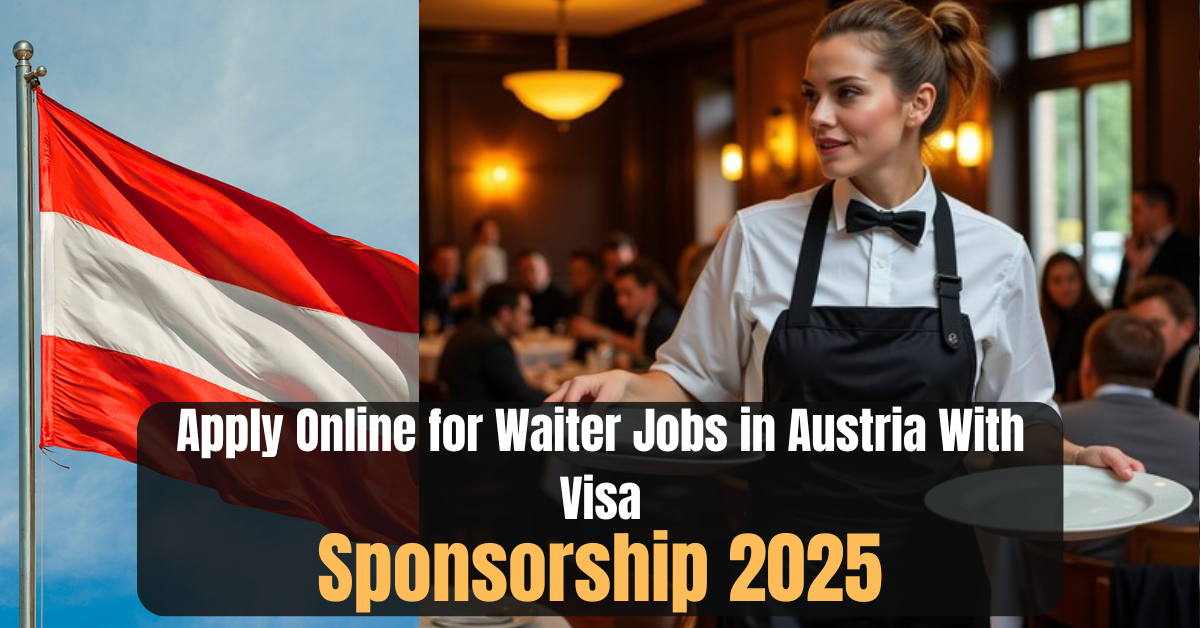 Apply Online for Waiter Jobs in Austria With Visa Sponsorship 2025