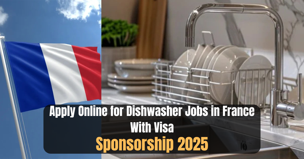 Apply Online for Dishwasher Jobs in France With Visa Sponsorship 2025